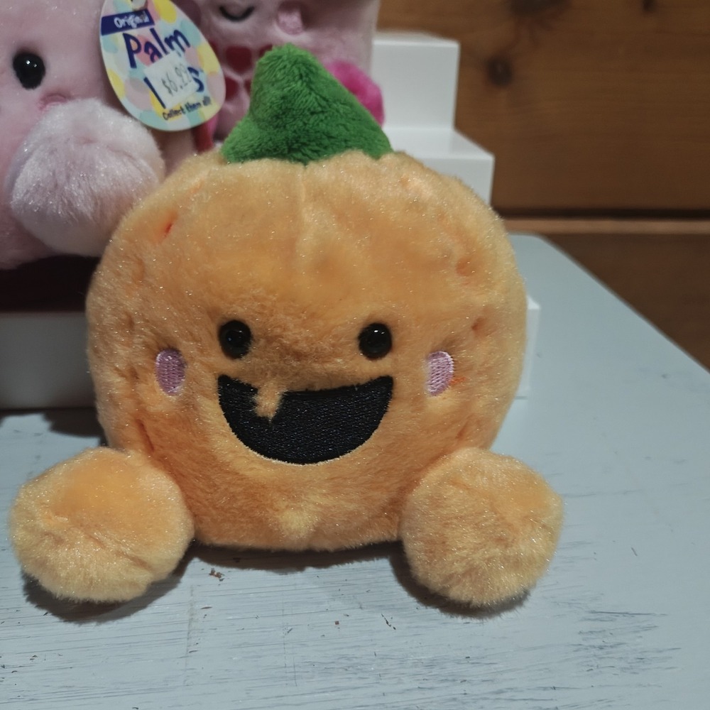 Lot of 5 Food themed Palm Pals Plush Cereal Boba Turkey Pumpkin Virginia Ham D41 - Picture 6 of 6
